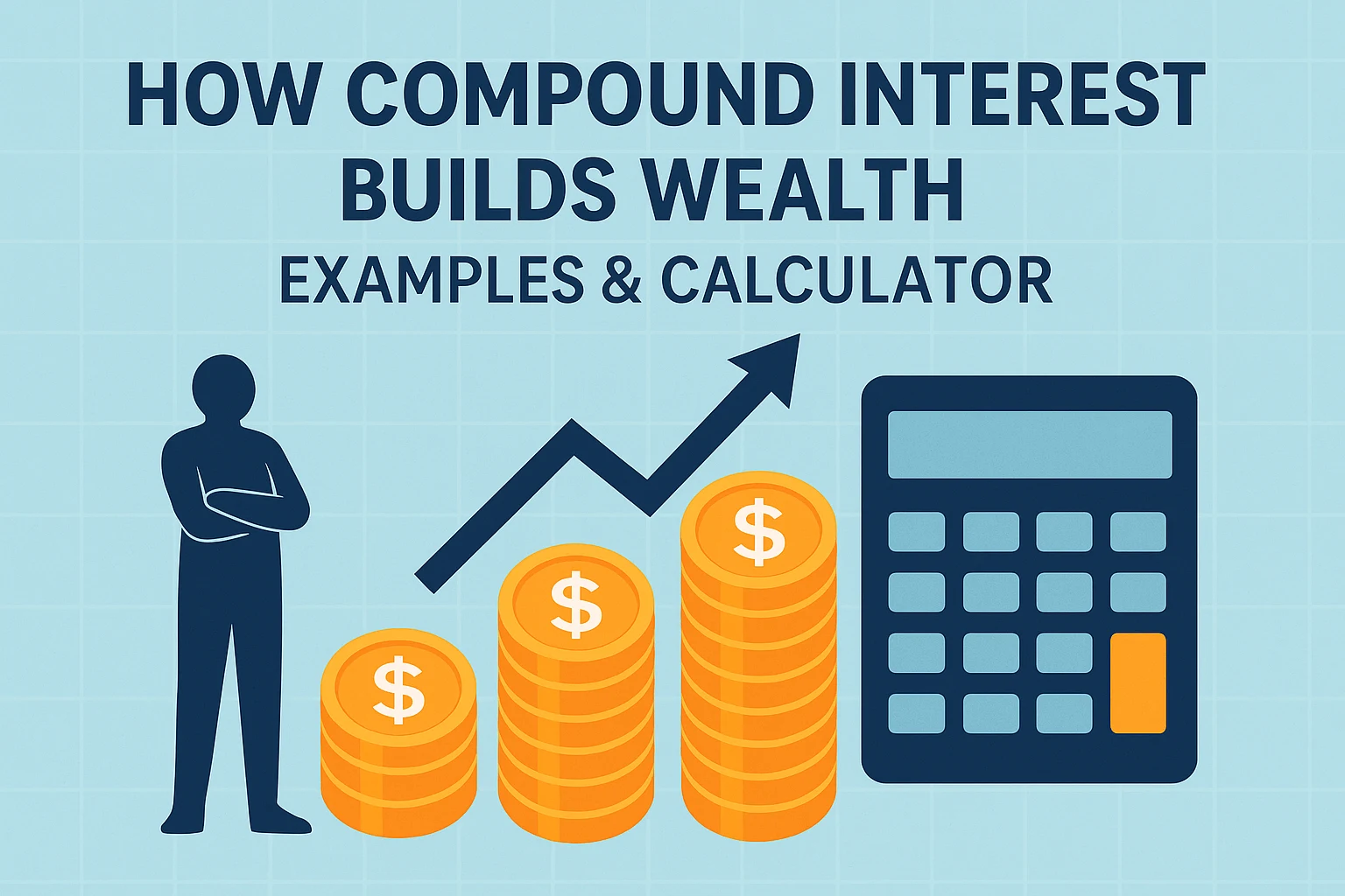 How Compound Interest Builds Wealth: Examples & Calculator