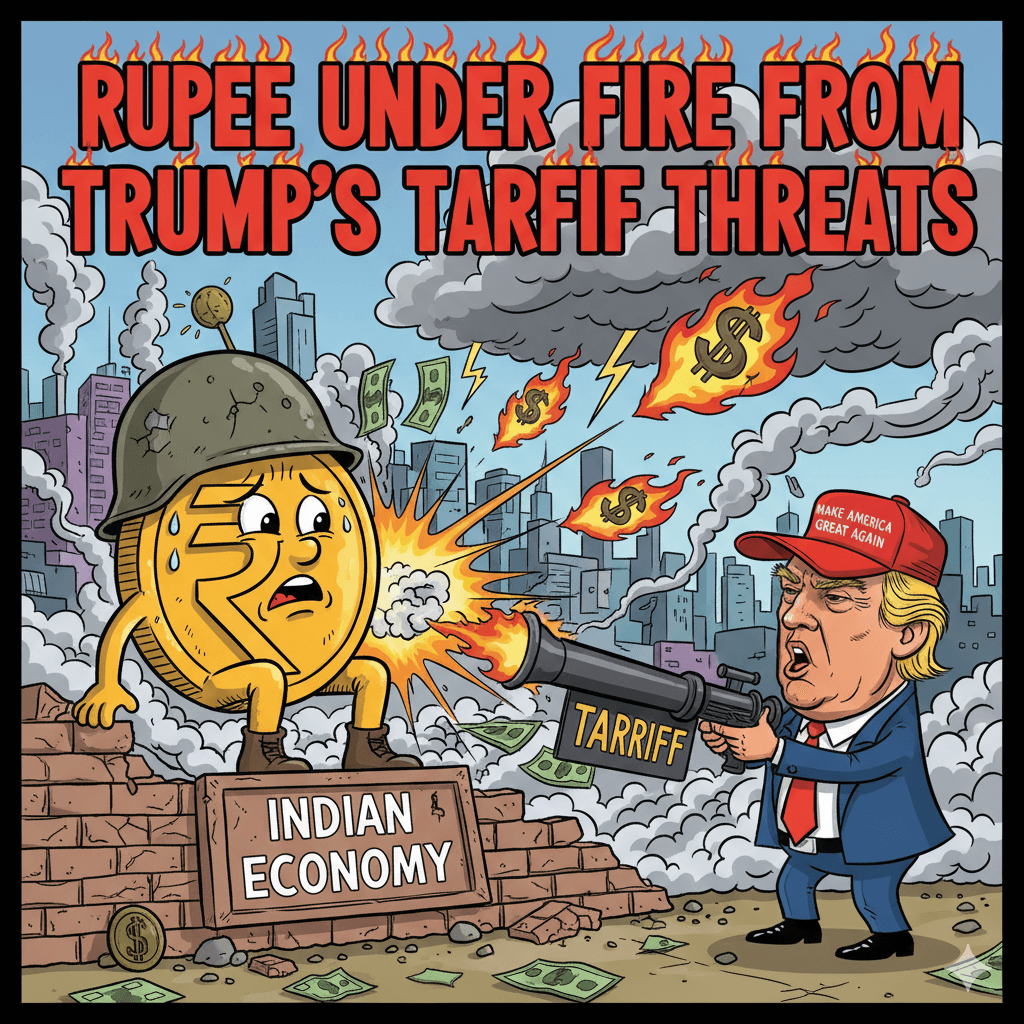 Rupee Under Fire from Trump’s Tariff Threats – Can RBI Turn the Tide?